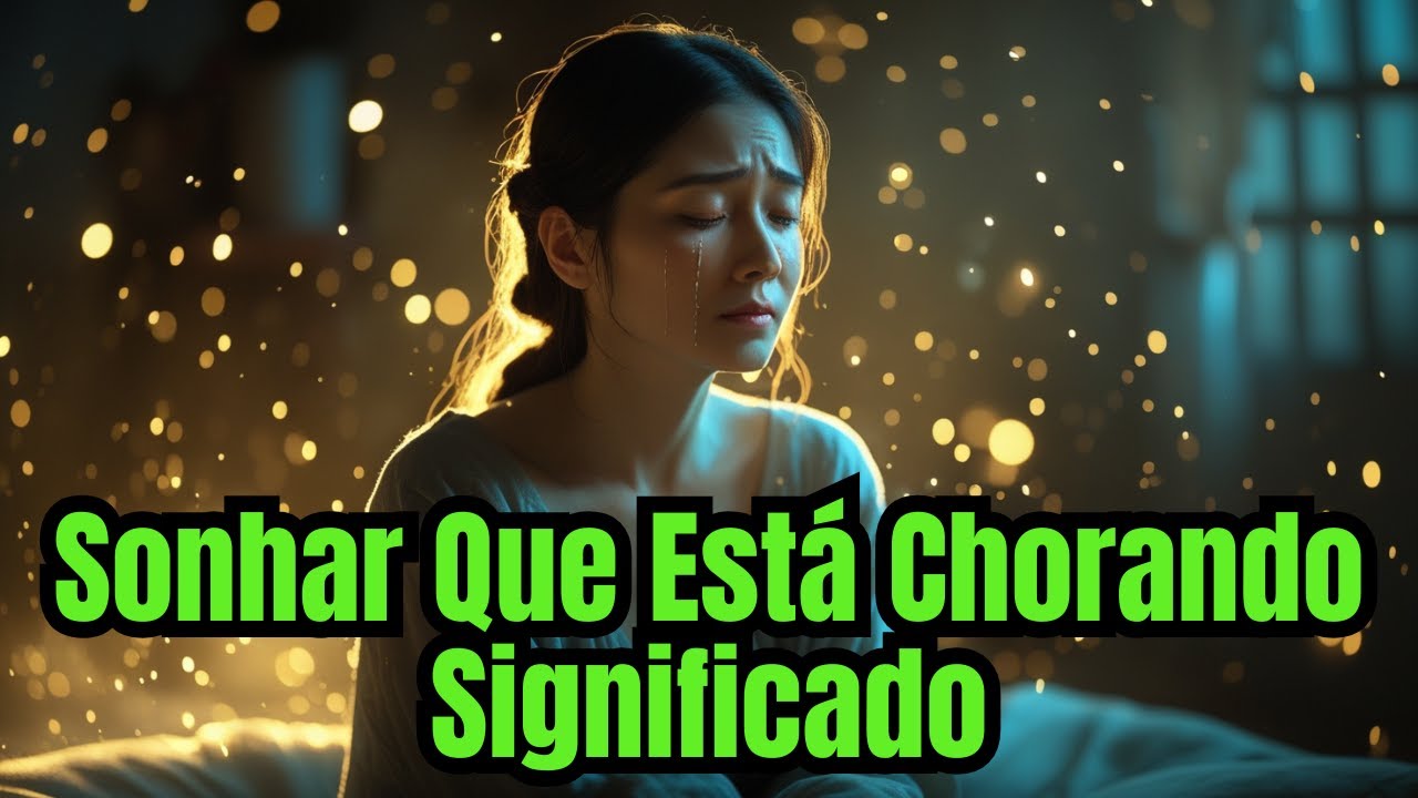 Sonhar Que Está Chorando Significado! Qual A Interpretação? Descubra!