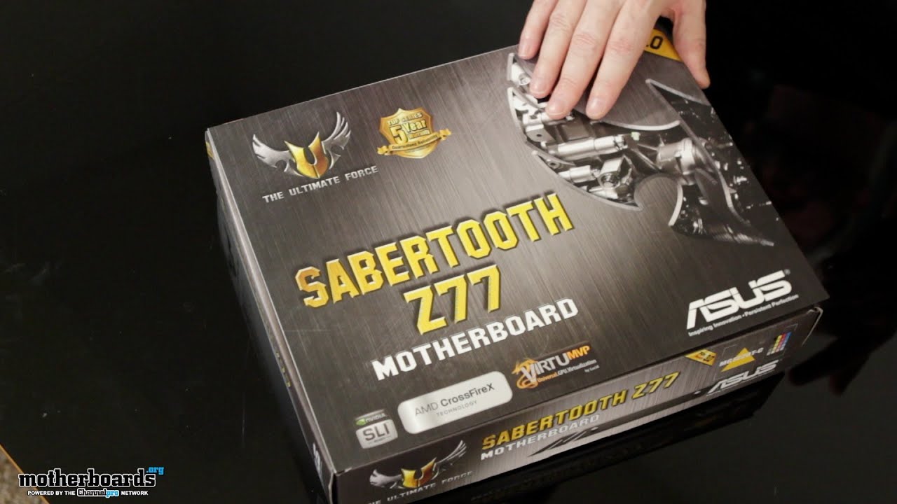 ASUS Sabertooth Z77 Motherboard Unboxing & Hands-On Overview (Ivy Bridge)