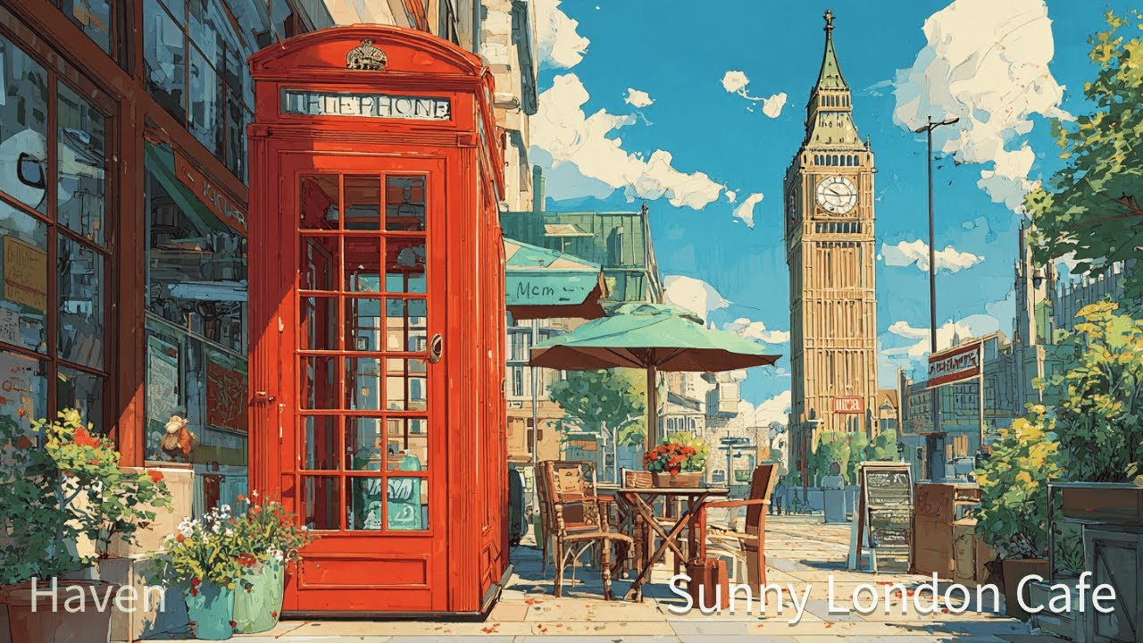 Sunny London Cafe ☕ | Chill Lo-Fi Jazz Music for Peaceful Days