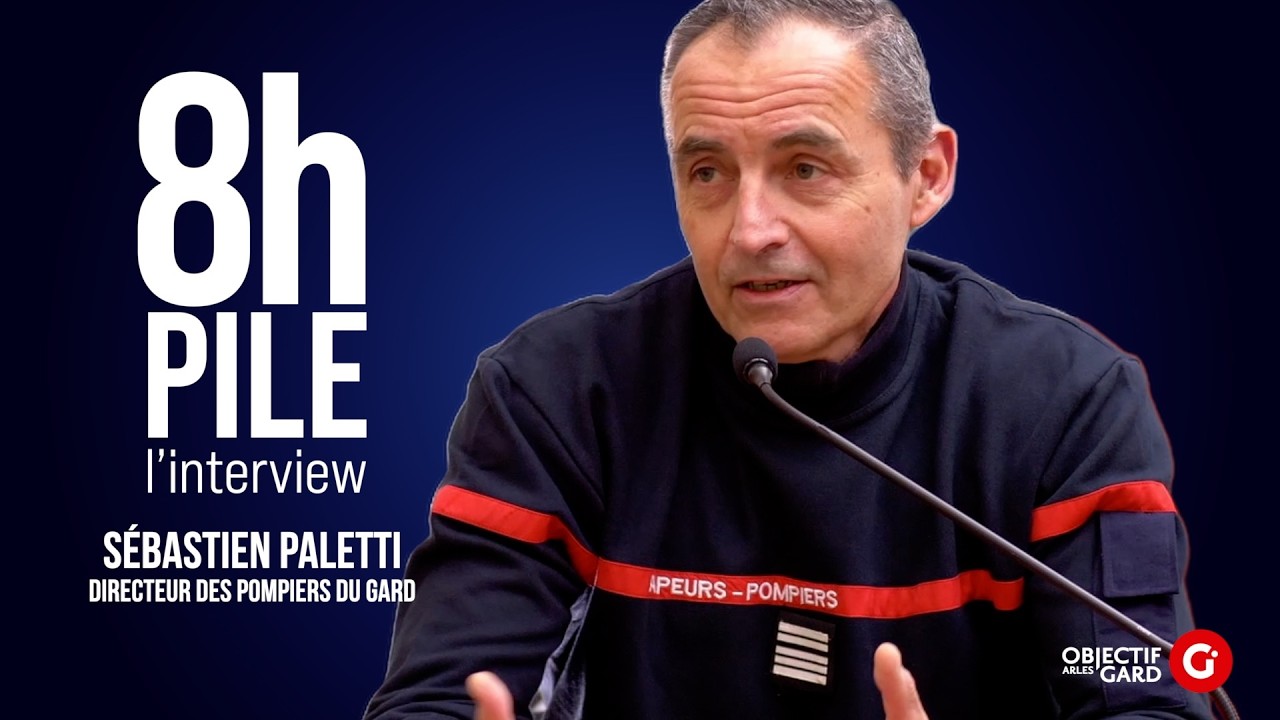 8 H PILE Sébastien Paletti, patron des pompiers : « J’arrive dans le Gard avec beaucoup d’envie »