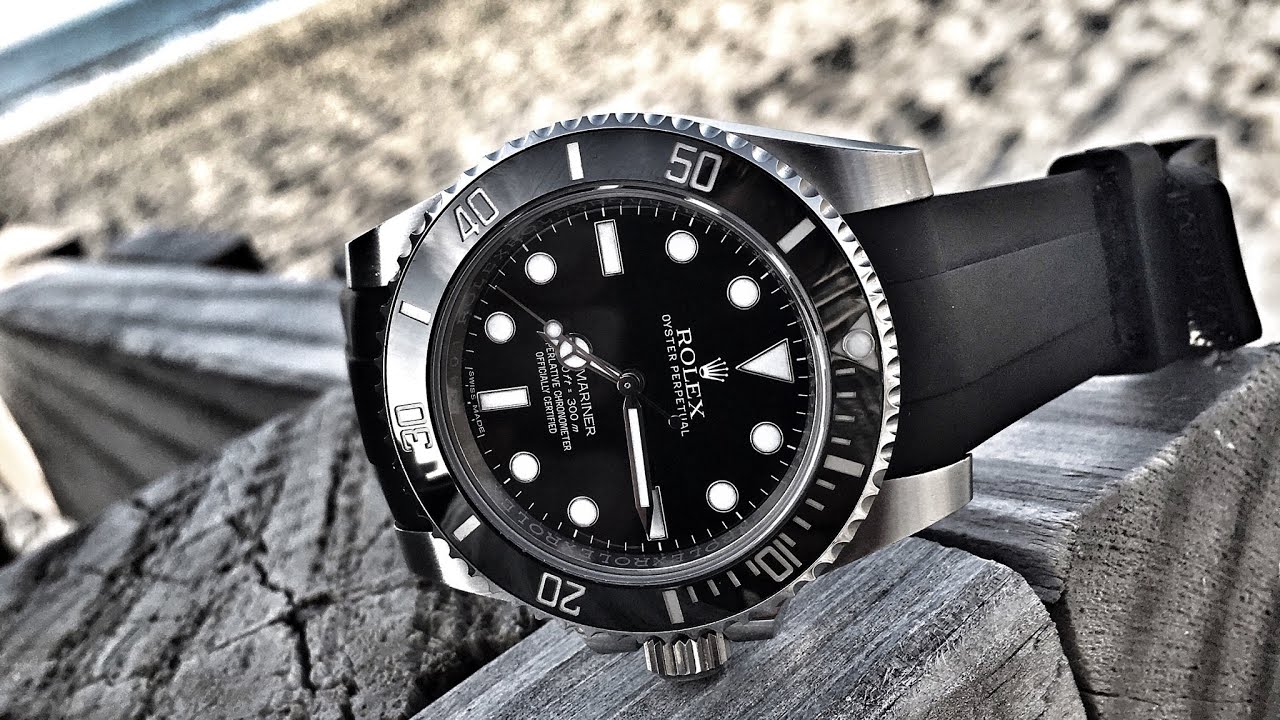 Rubber B Strap for Rolex Submariner- 2 Years on the Wrist (Velcro & Tang Buckle)
