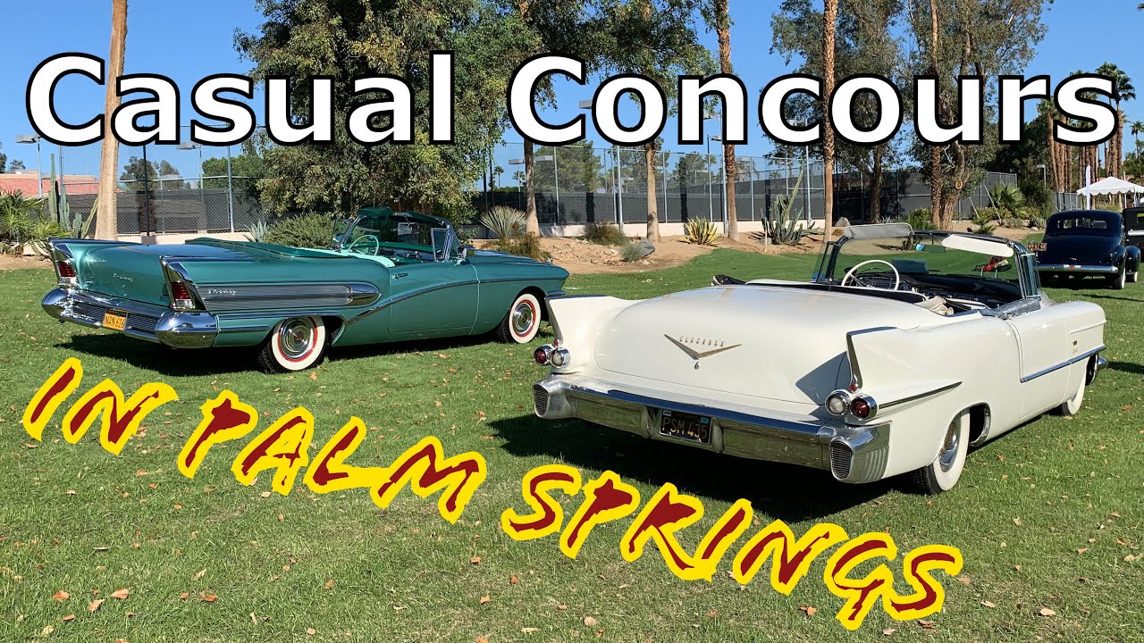 Casual Concours Car Show In Palm Springs - Modernism Week