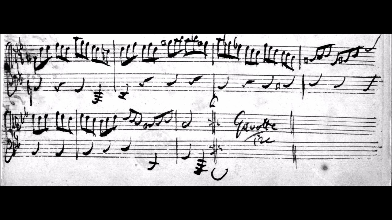Bach: Suite in g minor, BWV 995 – Gavotte I-II. John Moraitis, harpsichord.