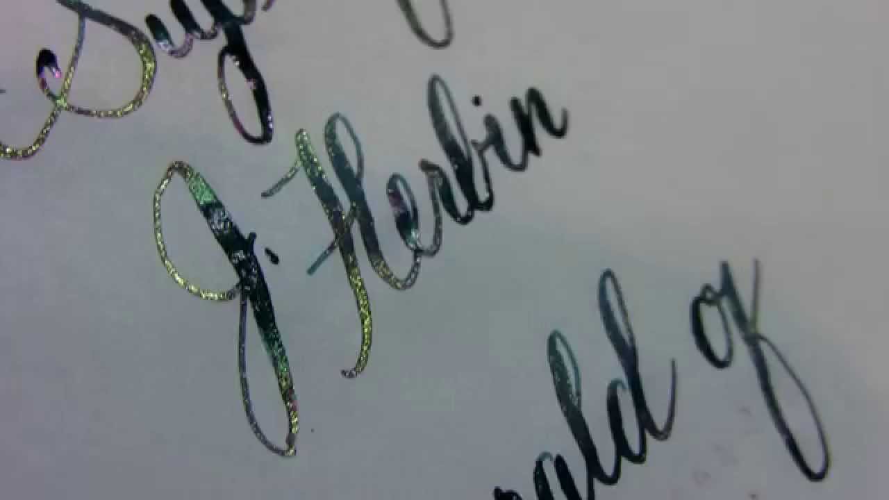 Waterman 52 Super FLEX Emerald of Chivor Tomoe RIver SHEEN