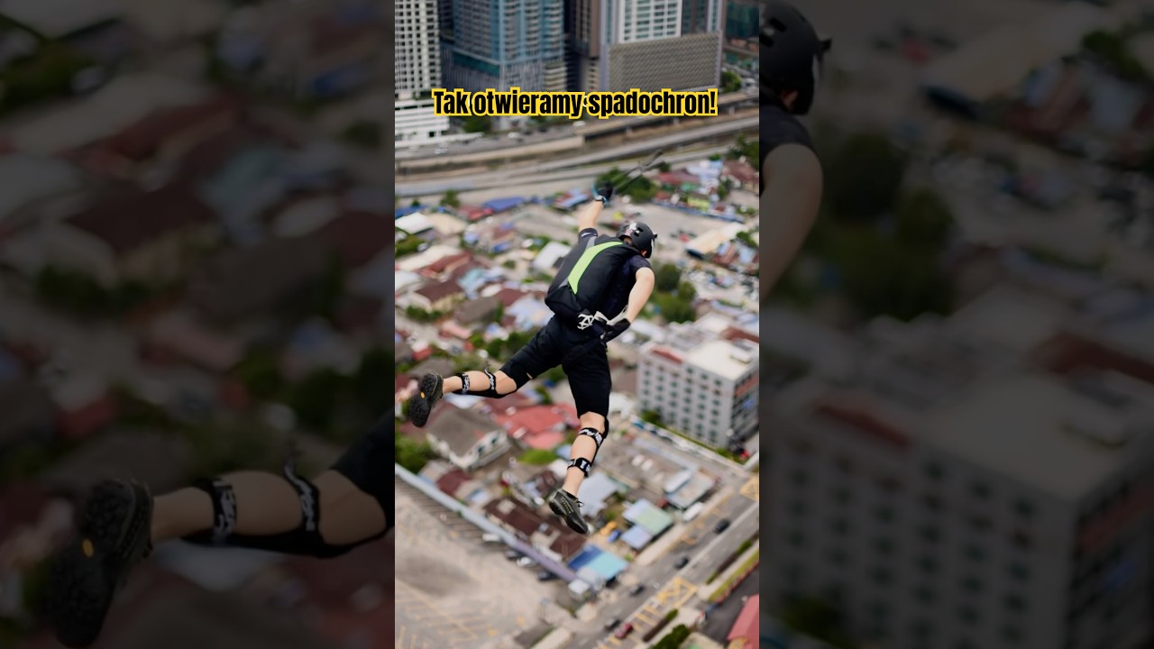 Tak właśnie otwieramy spadochron!  