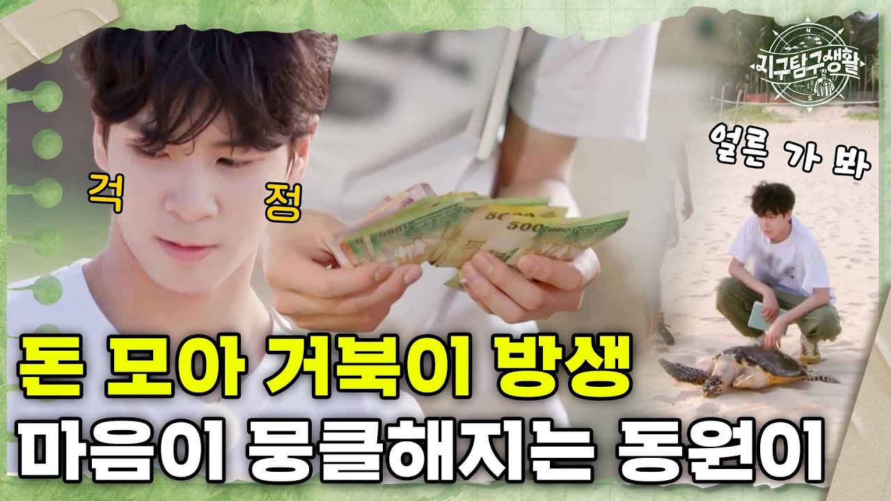 [#지탐생][4-1] 아픈 거북이 돈 모아 치료비 내주고 방생까지 하는 정동원 으른미 bb