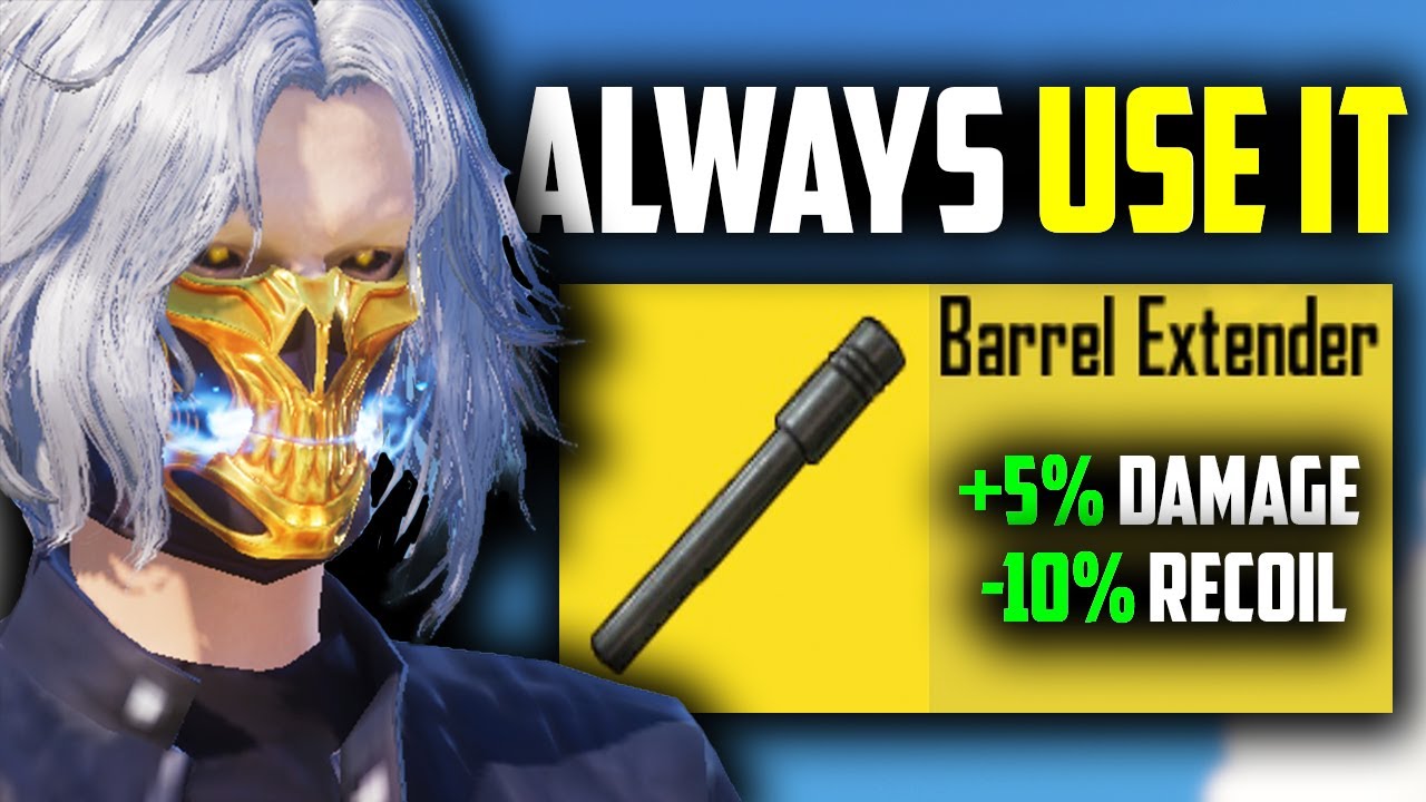 New barrel extender makes all weapons do more damage