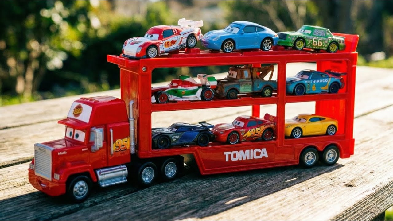 Disney Pixar Cars toys Review | Lightning McQueen, Finn McMissile, Mack, Doc Hudson,Cruz Ramirez