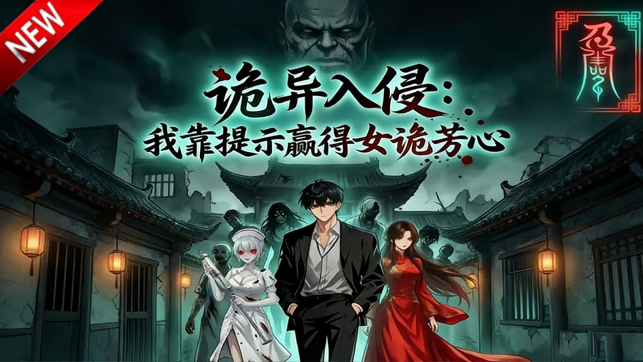 💥【新番上线】2100 年全球进入诡异时代，少年靠独特异能，用智慧守护身后的人！《诡异入侵：我靠提示赢得女诡芳心》全集 Multi SUB #热血 #漫剧 #动漫魔女