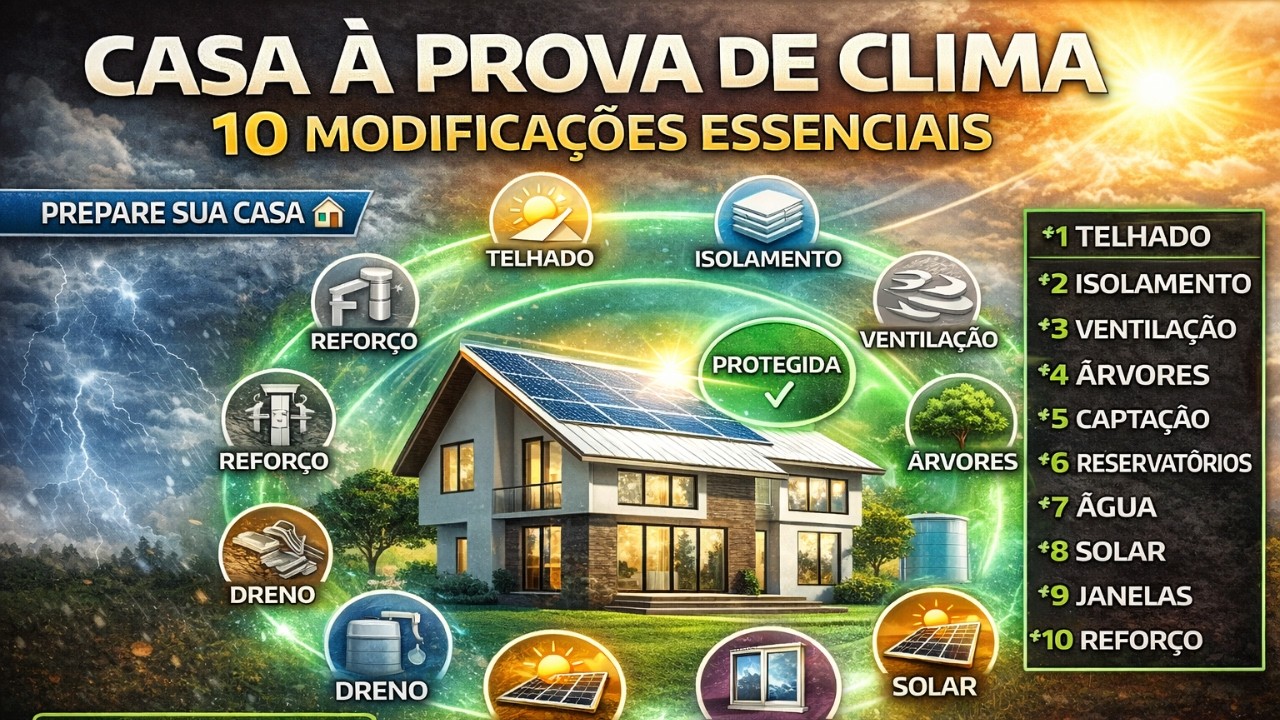 Como Transformar Sua Casa em um Refúgio Climático (10 Passos Reais)
