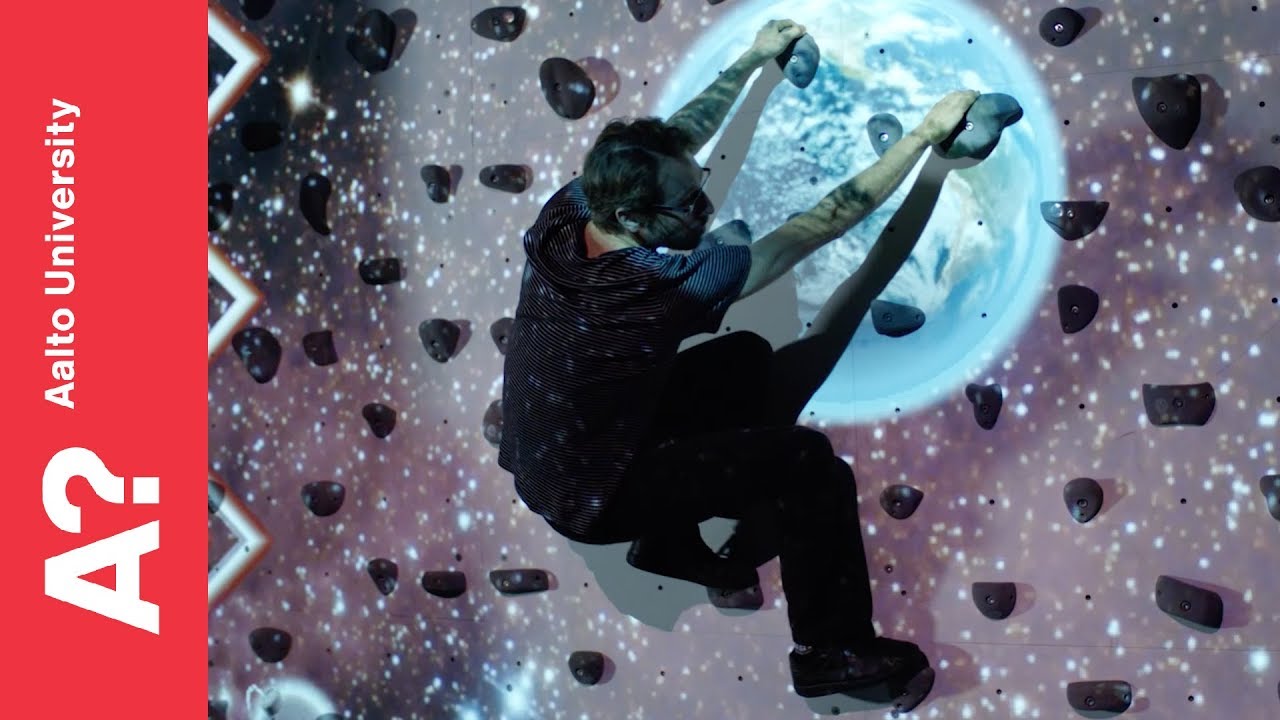 Augmented climbing wall