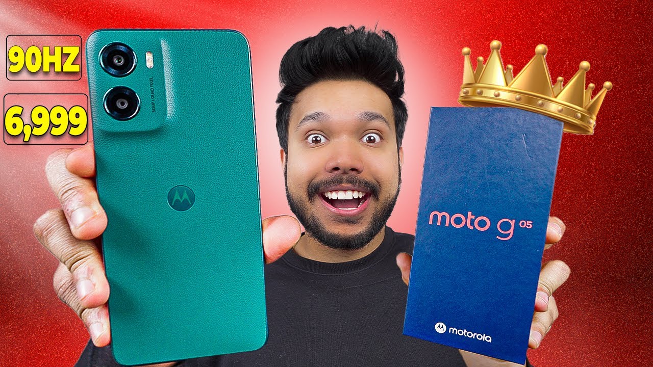 ₹6999 Moto G05 Unboxing - The Stock Android Raja