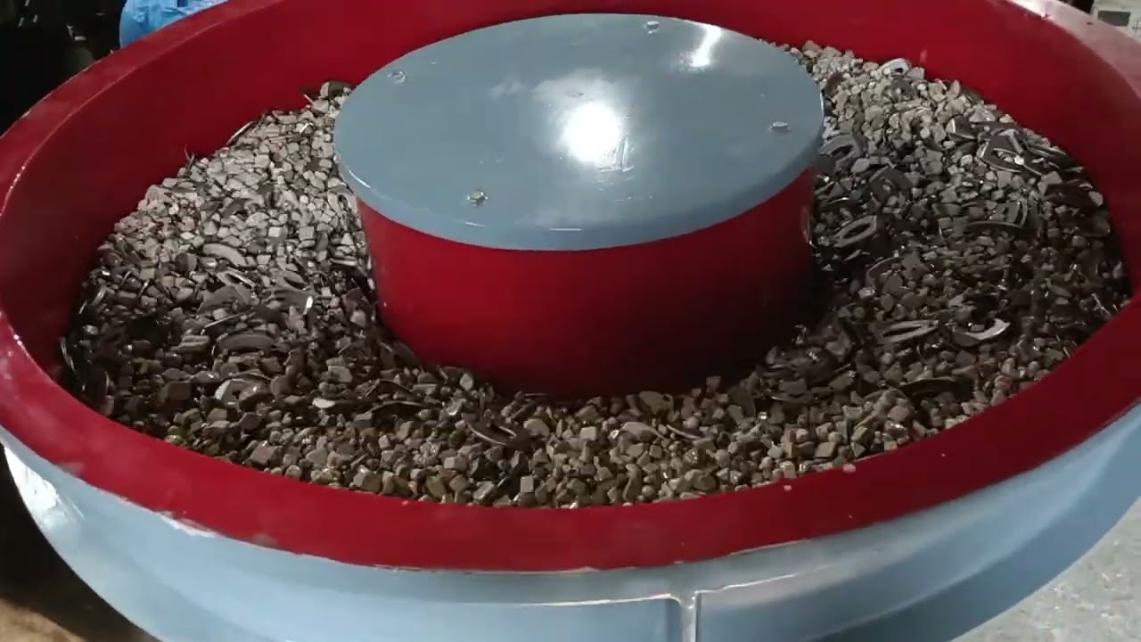 Vibratory deburring and finishing machines 300 litres for sheet metal parts 