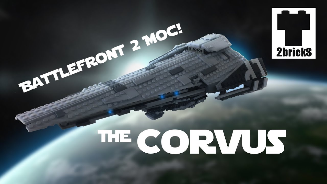 The Corvus (Battlefront 2)! Lego Star Wars Fleet Series #10