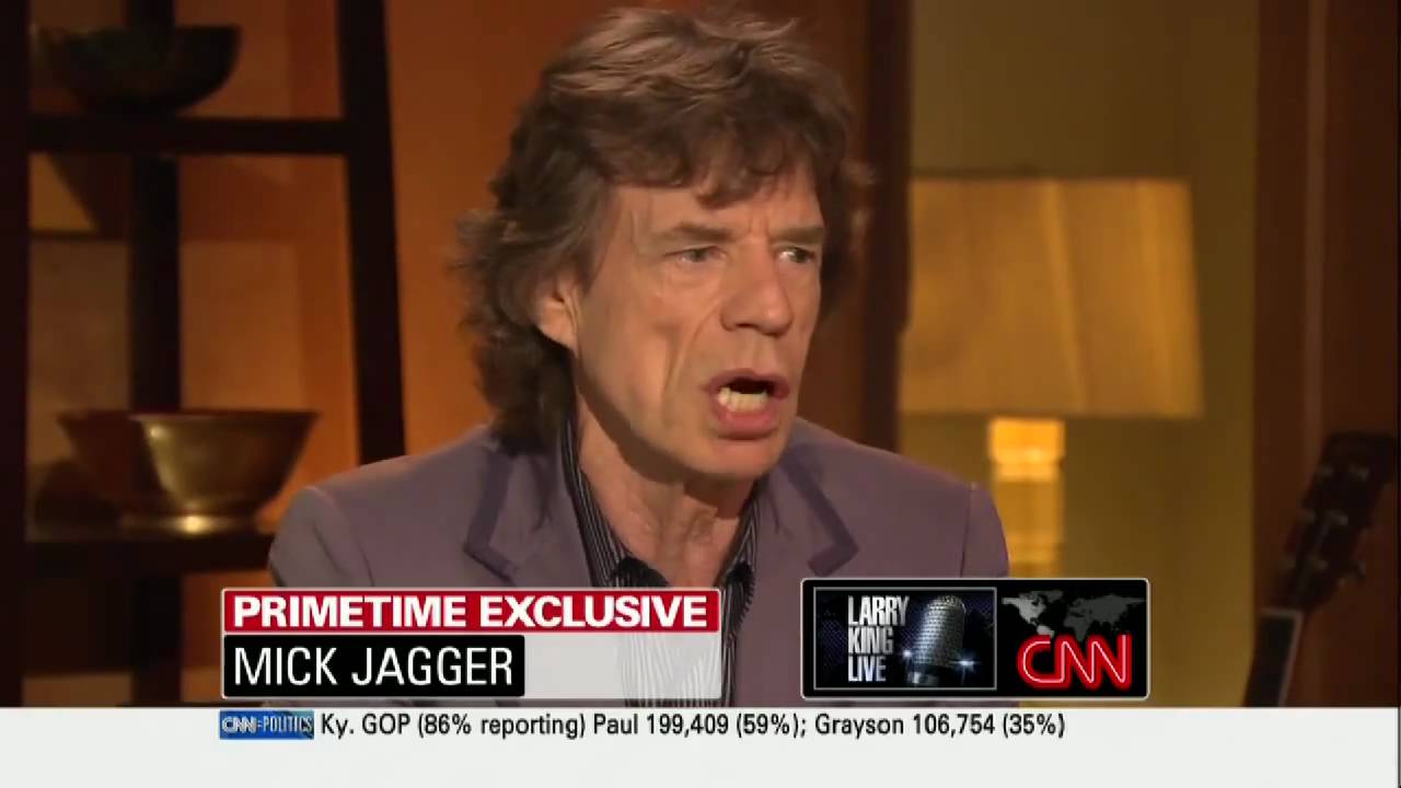 MICK JAGGER - Exile On Larry King Live - Part 4