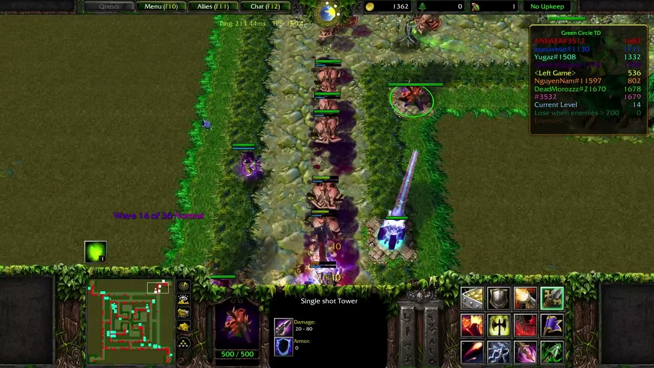 Green Circle TD 9.9b - Win