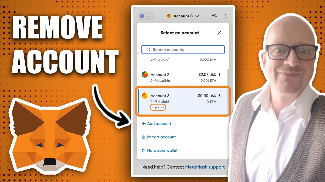 How to Remove an Account from Your MetaMask Wallet