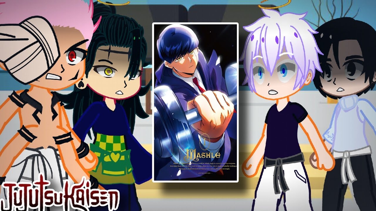 Jujutsu Kaisen react to Itadori Yuji as Mashle from Magic and Muscle