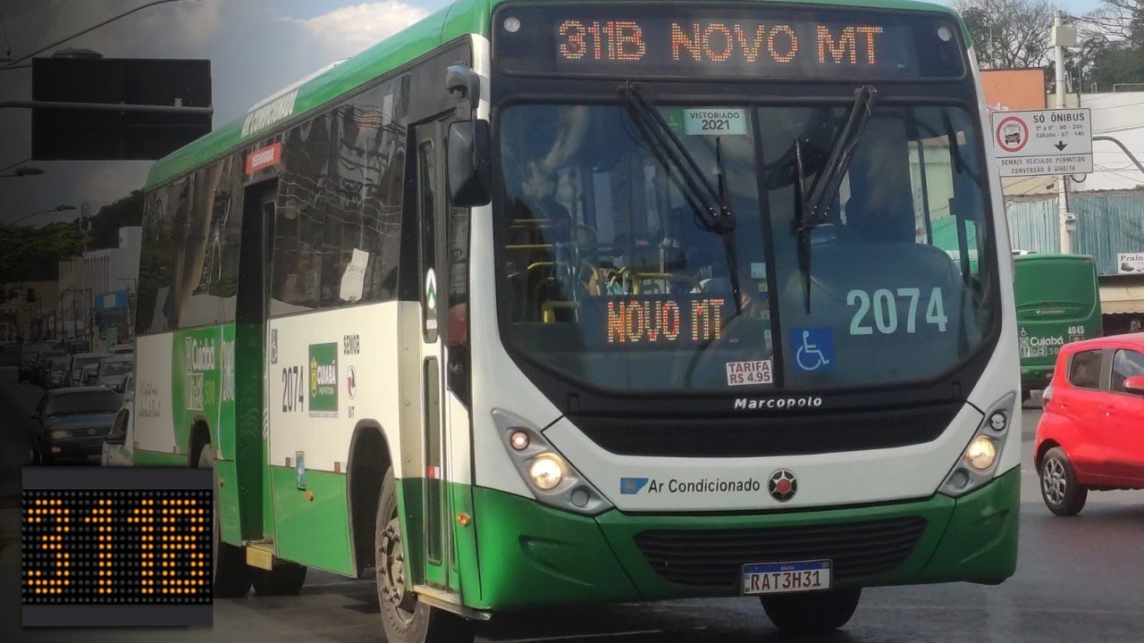 Linhas de Cuiabá | 311B - Centro x Terminal do CPA 3 (Via. Novo Mato Grosso)
