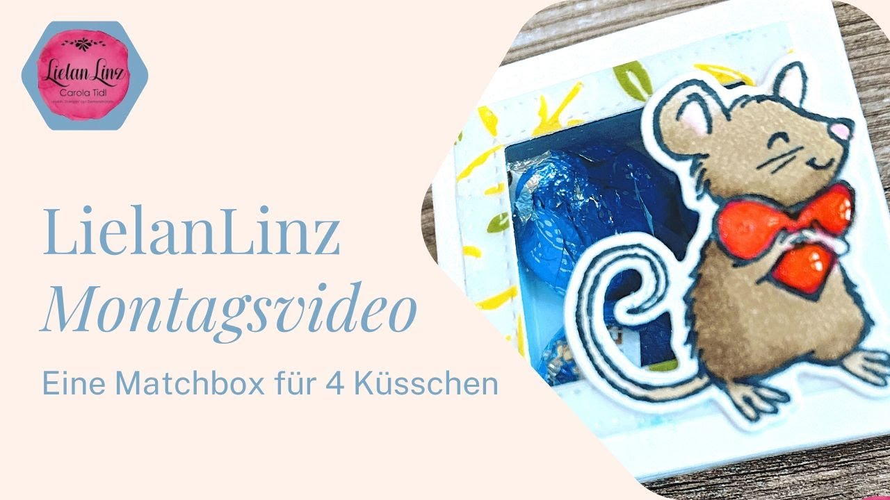 Montagsvideo - Anleitung: Eine Matchbox für 4 Küsschen | erstellt mit Produkten von Stampin' Up!