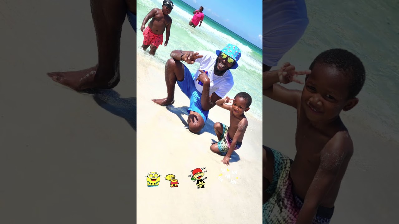 Nephew Got Stuck in the flotation device 😆😆😆 