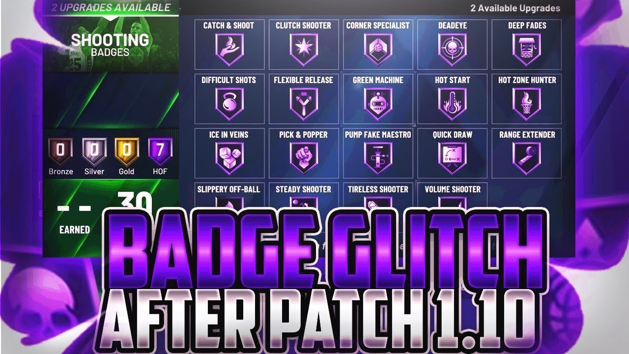 *NEW* NBA 2K20 BADGE GLITCH AFTER PATCH 1.10 MAX BADGES in 1 HOUR *WORKING*