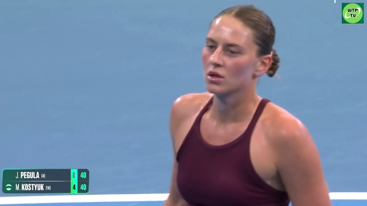 Jessica Pegula vs Marta Kostyuk Highlights Brisbane 2026