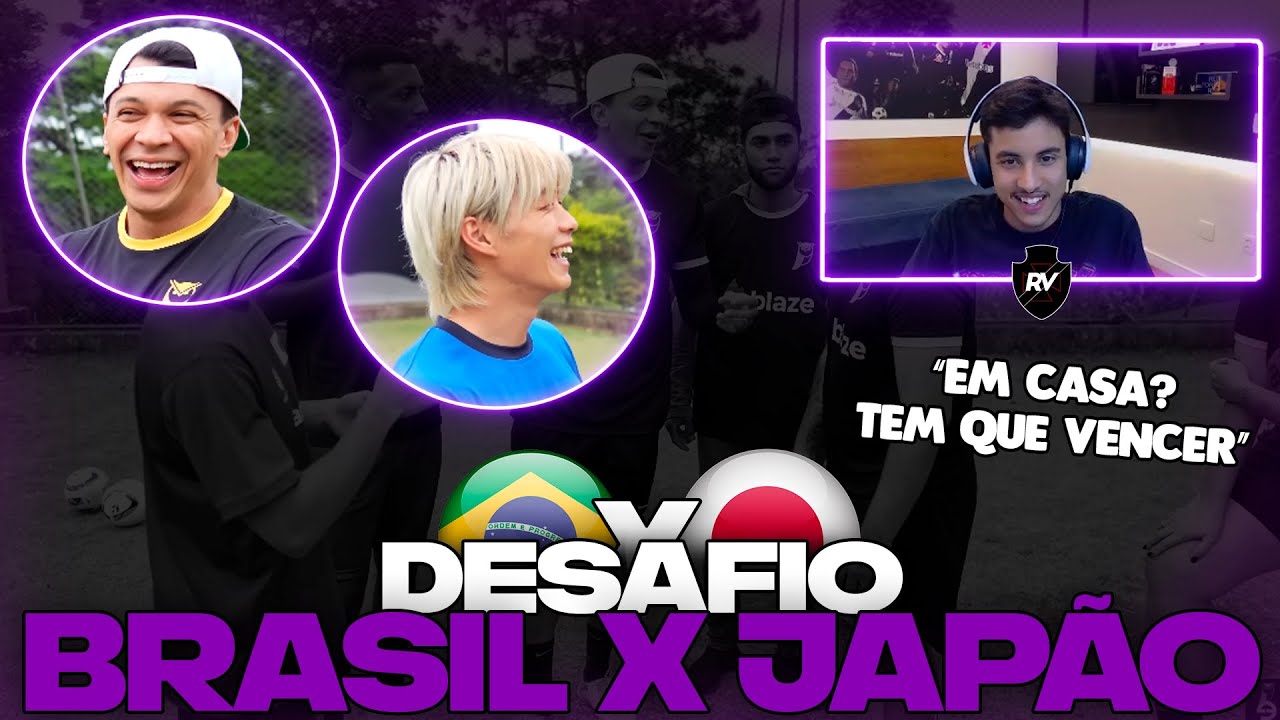 REACT DO RENATINHO: UM YOUTUBER JAPONES NOS DESAFIOU! QUEM VENCEU?! - REVERS&Atilde;O