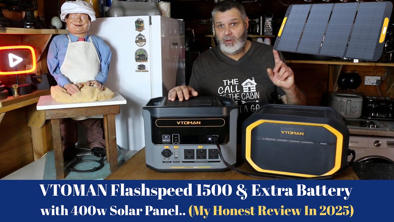 VTOMAN Flashspeed 1500 & Extra Battery with 400w Solar Panel (my honest  review in 2025).