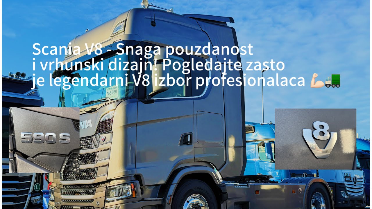 Nova Scania V8 590S – savršena kombinacija snage, efikasnosti i luksuza!