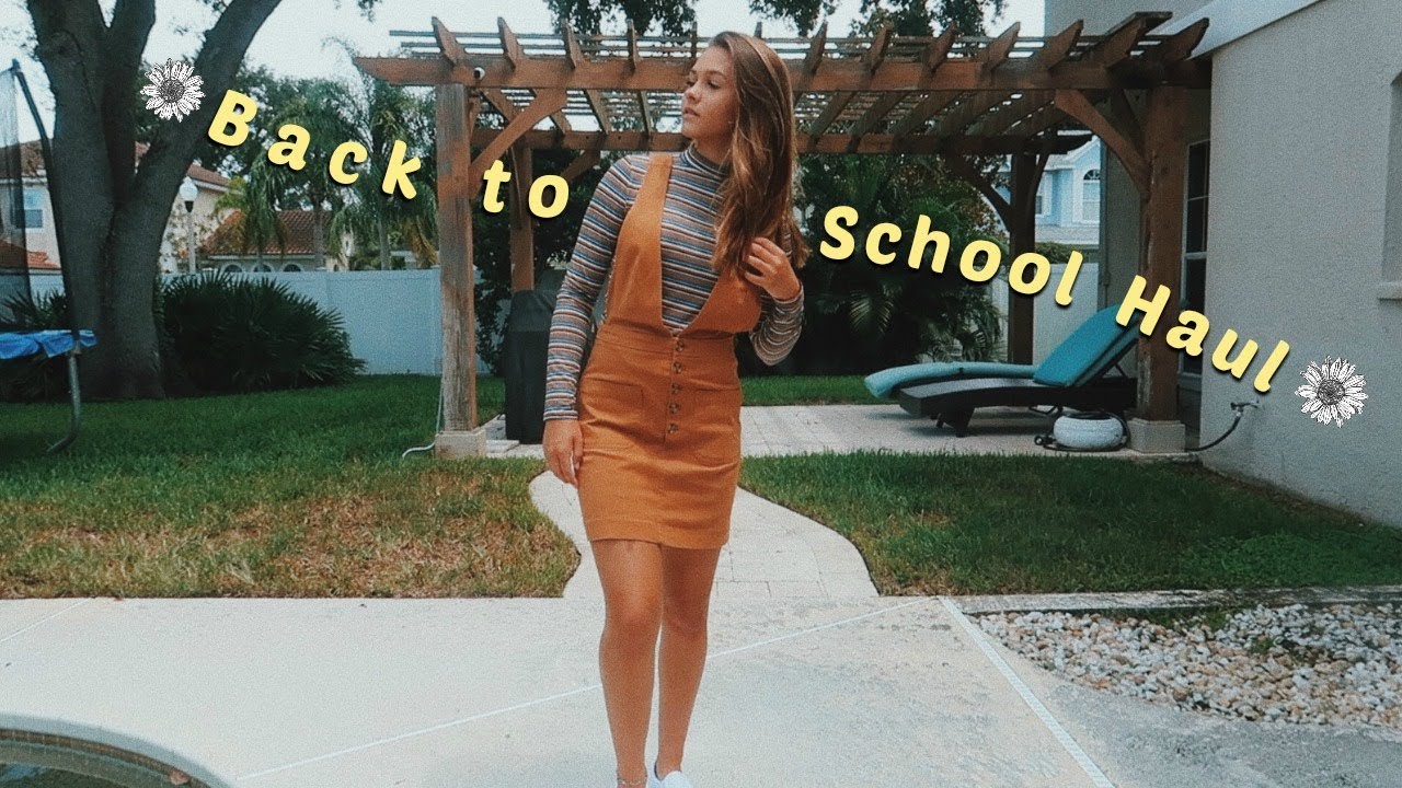 BACK TO SCHOOL TRY-ON CLOTHING HAUL 2018! | Emma Marie