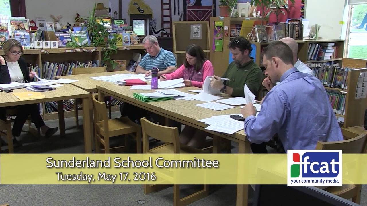 Sunderland School Committee - May 17, 2016