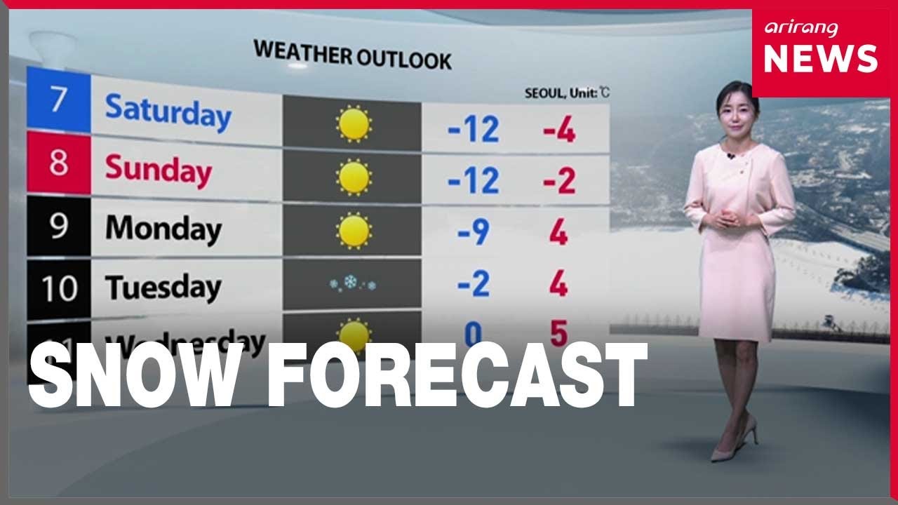 [Weather] Cold wave warnings around the country, heavy snow expected over the weekend