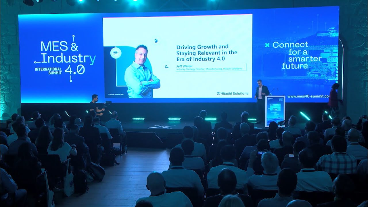 Jeff Winter, Keynote: Transforming Manufacturing with Industry 4.0 | MESI Summit, Portugal 2023