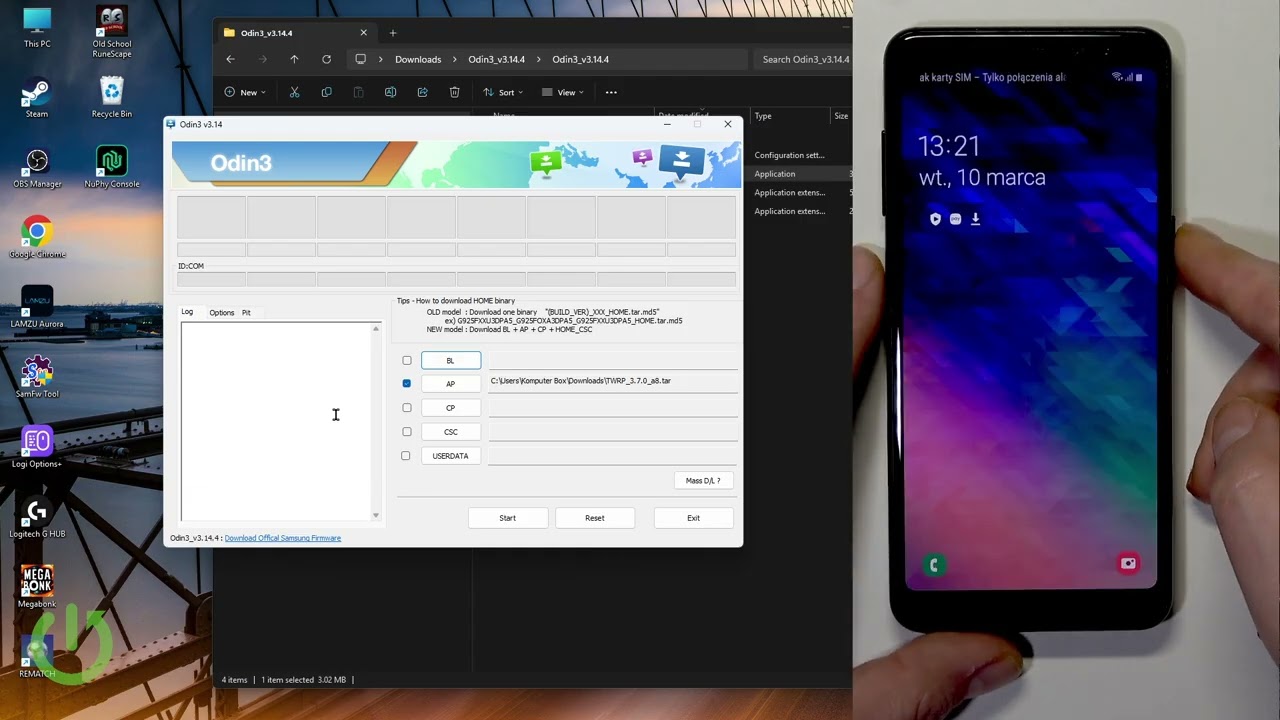 SAMSUNG Galaxy A8 (2018) — Jak zainstalować Android 16 (Custom ROM)