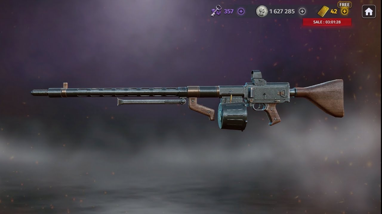 World War 2 Battle Combat Rare Machine gun VMG-27 MAX Damage + Full Gadget Epic Gameplay