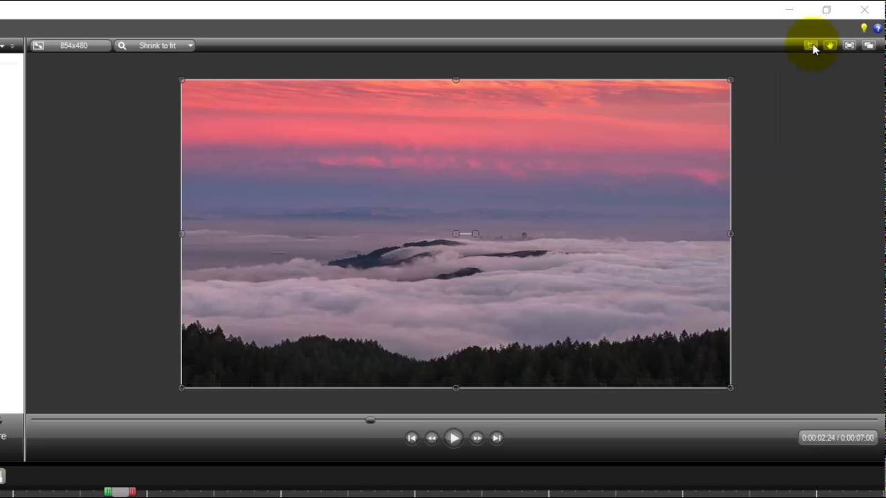 Come estrarre una clip di una regione rettangolare da un video con Camtasia.