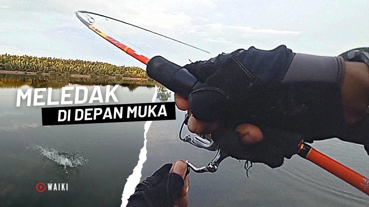 CASTING PAKAI WTD BONE ENTICE 110F ACTION LEDAKANNYA BIKIN JANTUNGAN @WAIKI58