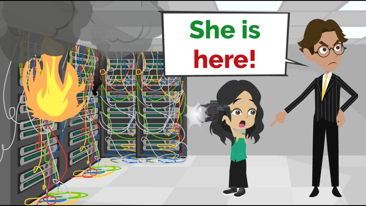 Nora DESTROYS School Computers | Learn English with Fun | English Animated Story | Nora English