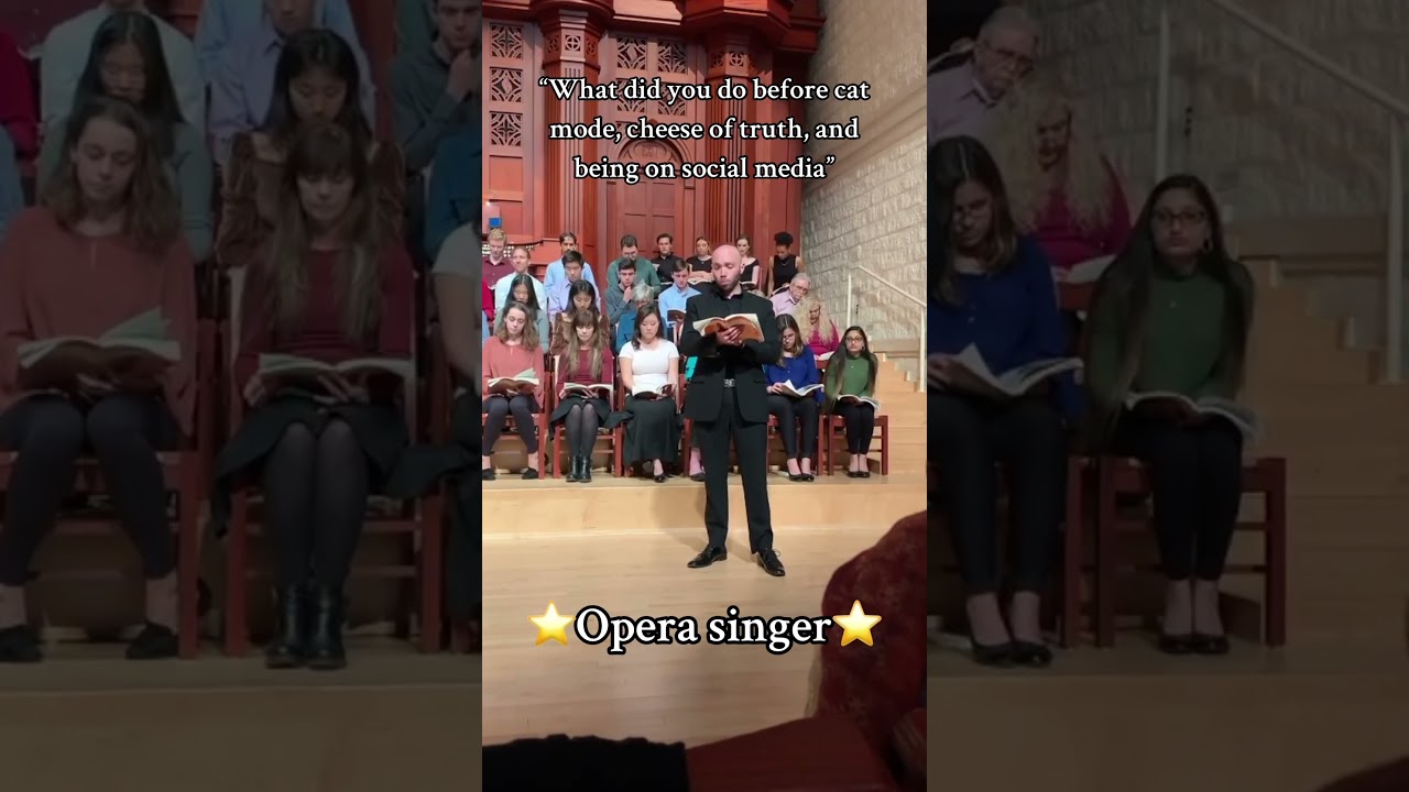 Before the pandemic I was an opera singer and performed all over the world
