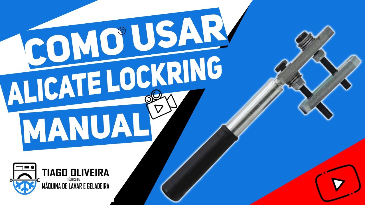 Como usar o Alicate Lockring Manual