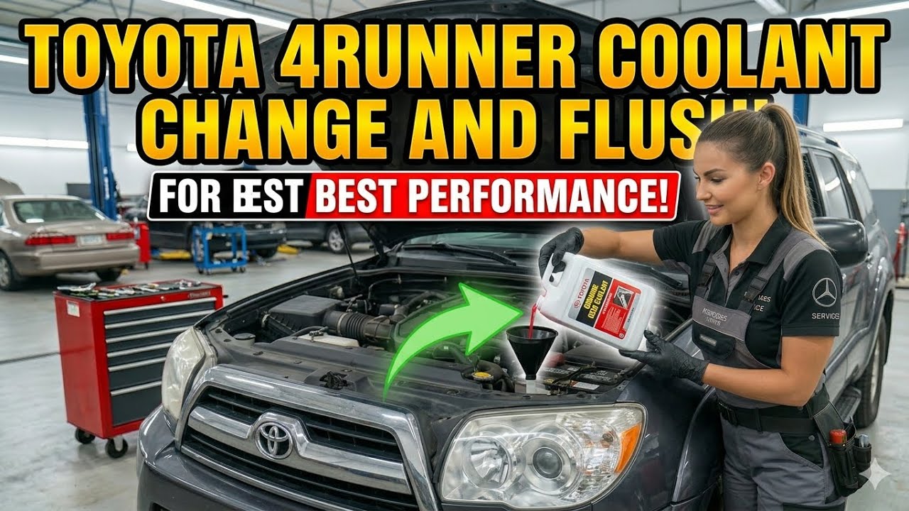 1995-2019 Toyota 4runner - Coolant Change Tutorial