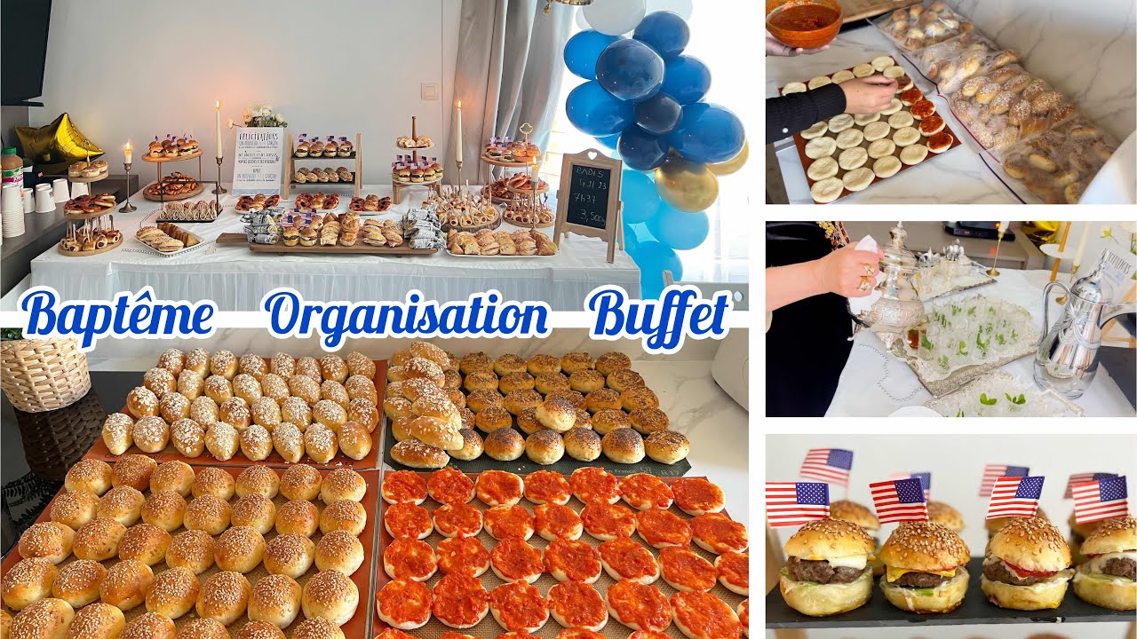 PARTIE 1 | Je prépare un buffet pour 35 personnes | comment s’organiser
