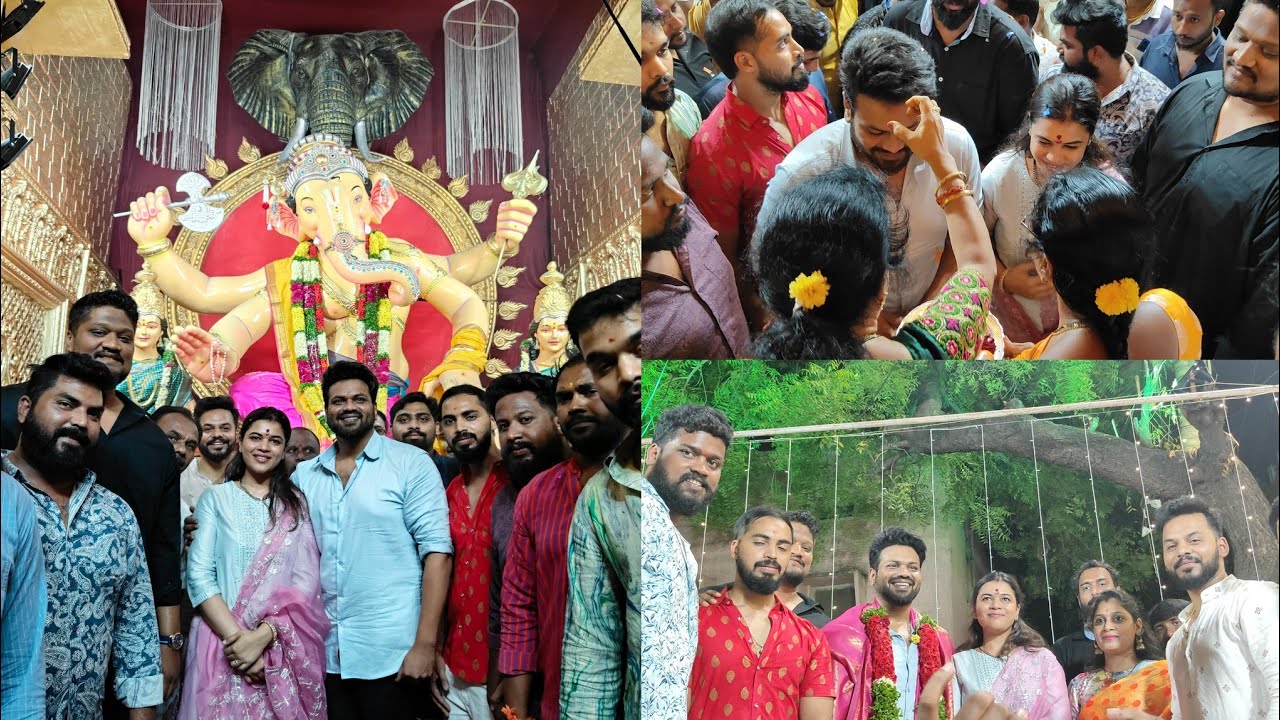 MANCHU MANOJ ANNA VISIT TRT YOUTH ASSOCIATION SEETHAFAL MANDI POOJA CEREMONY 