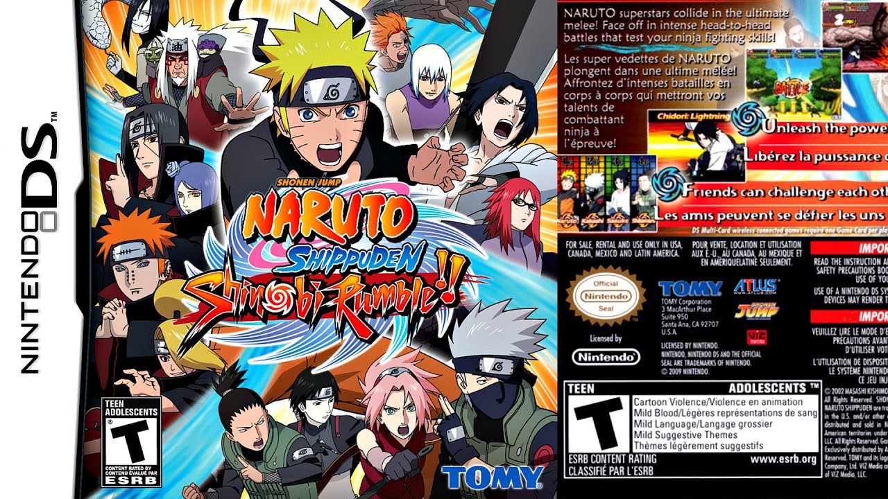 Naruto Shippuden: Shinobi Rumble (Nintendo DS) - All Characters | YNTT Episode 104