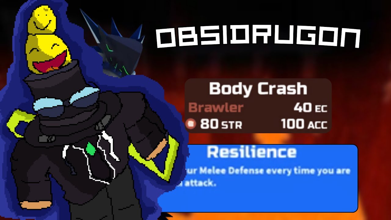 Using Obsidrugon because it's his Birthday - (Loomian Legacy PVP)