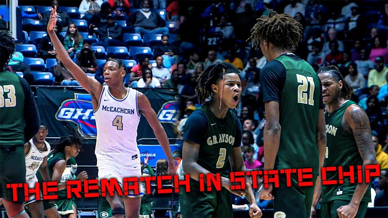 Grayson VS McEachern ROUND 2 STATE CHAMPIONSHIP.. Crowd Was DEEP lol