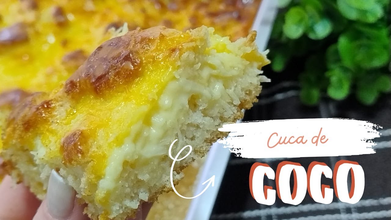 CUCA DE COCO -  RECEITA DE CUCA ALEM&Atilde;