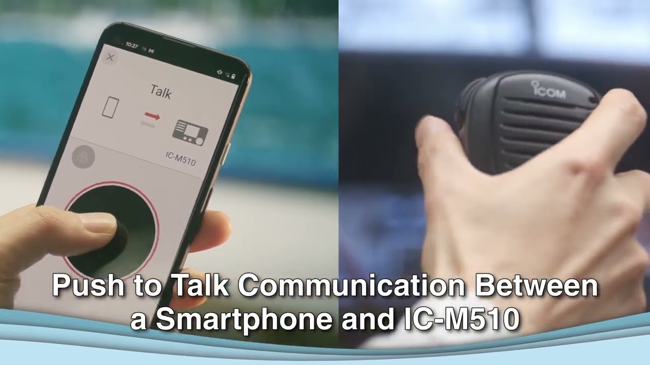 Icom IC M510 E Icom Class D DSC Fixed Mount VHF Marine Transceiver Promotion Video