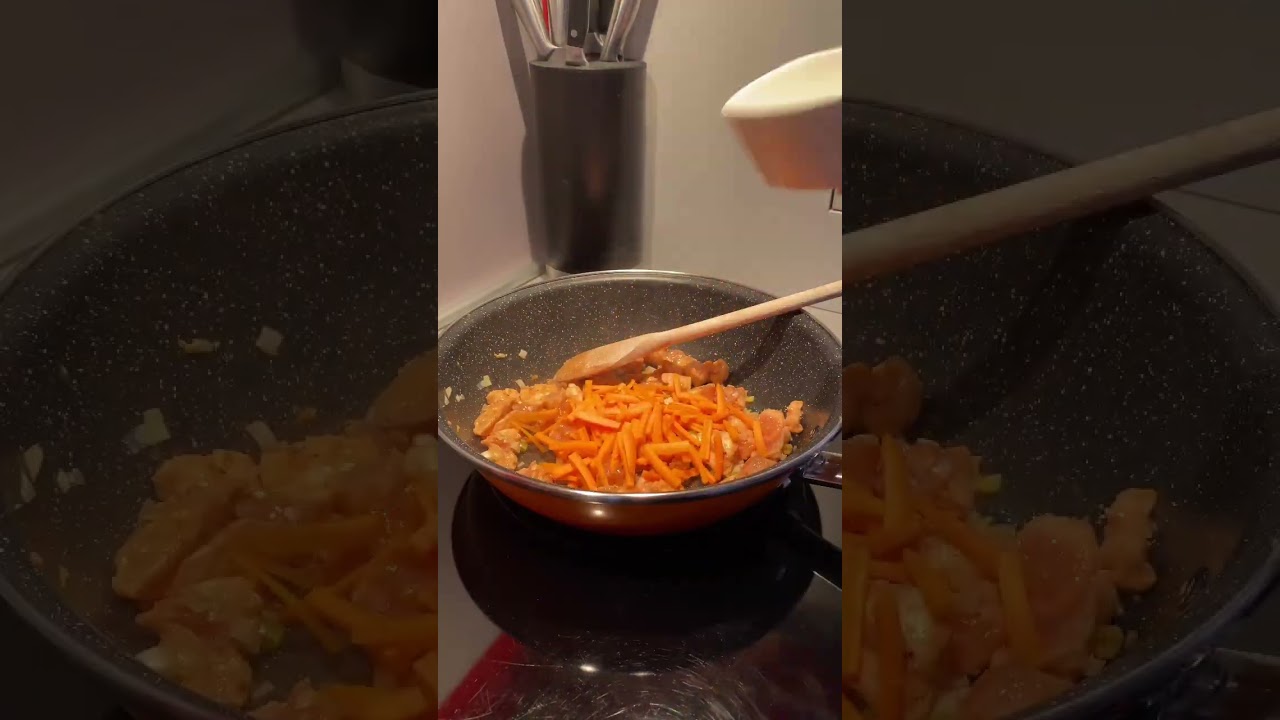 Paste cu pui în stil asiatic 🍜 Rețetă rapidă + pont de organizare cu FoodSaver!